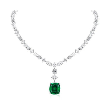 Verdelisse™ 925 Gold-Plated Emerald Necklace