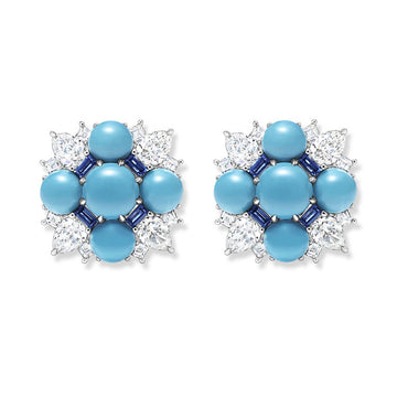AzureDrop™ 925 Gold-Plated Blue Topaz Earrings