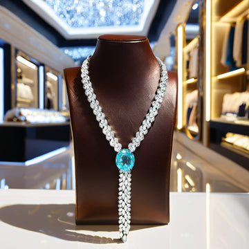 Aurelia Royale™ S925 Paraiba Tassel Necklace
