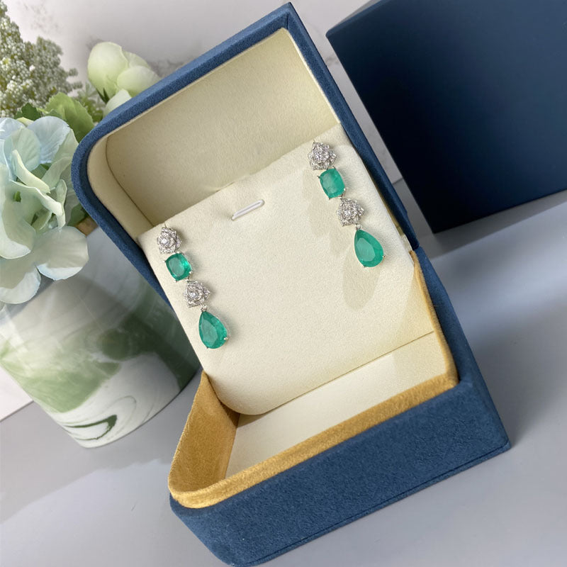 S925 Rose & Camellia Earrings