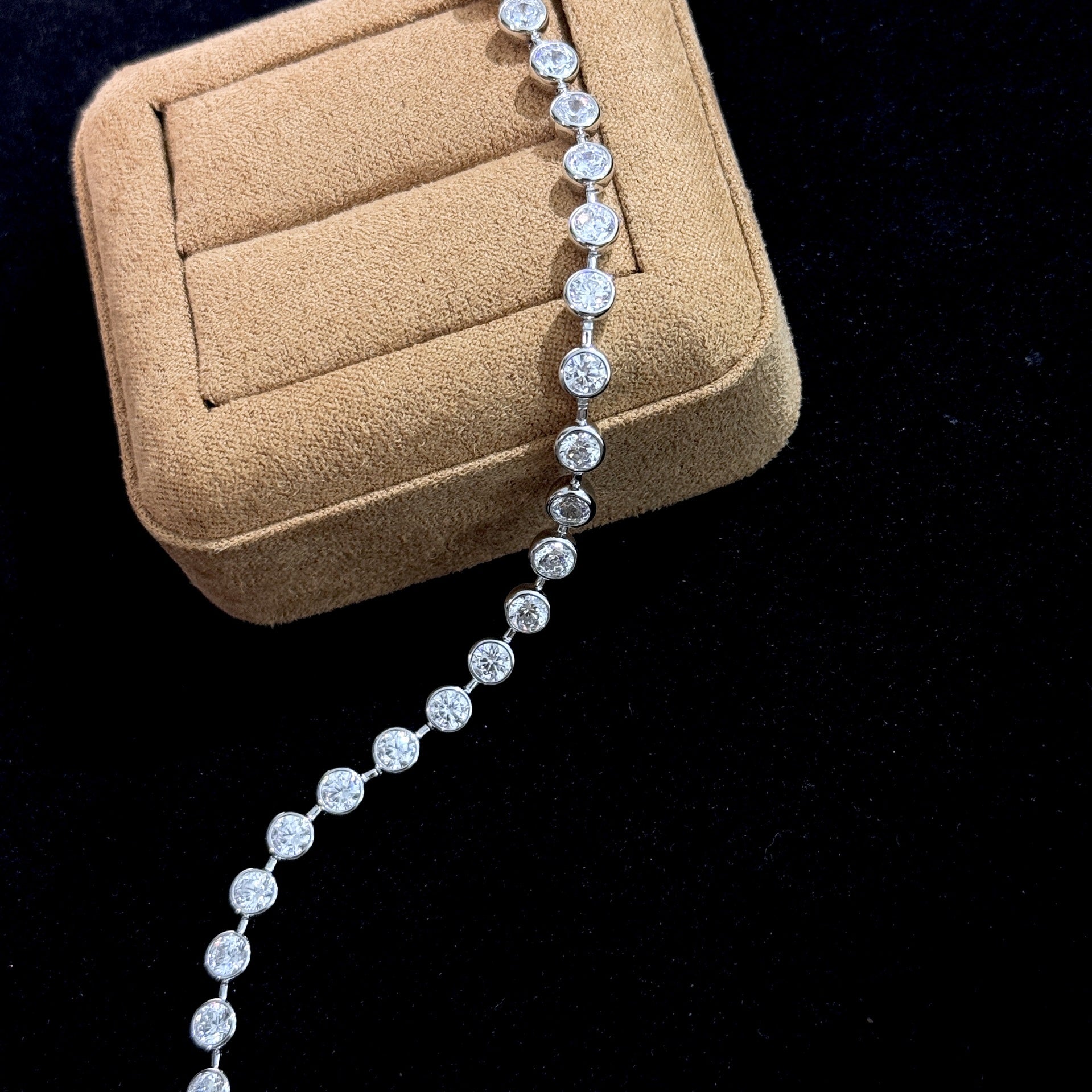 DoucePerle™ S925 Silver Bubble Diamond Bracelet