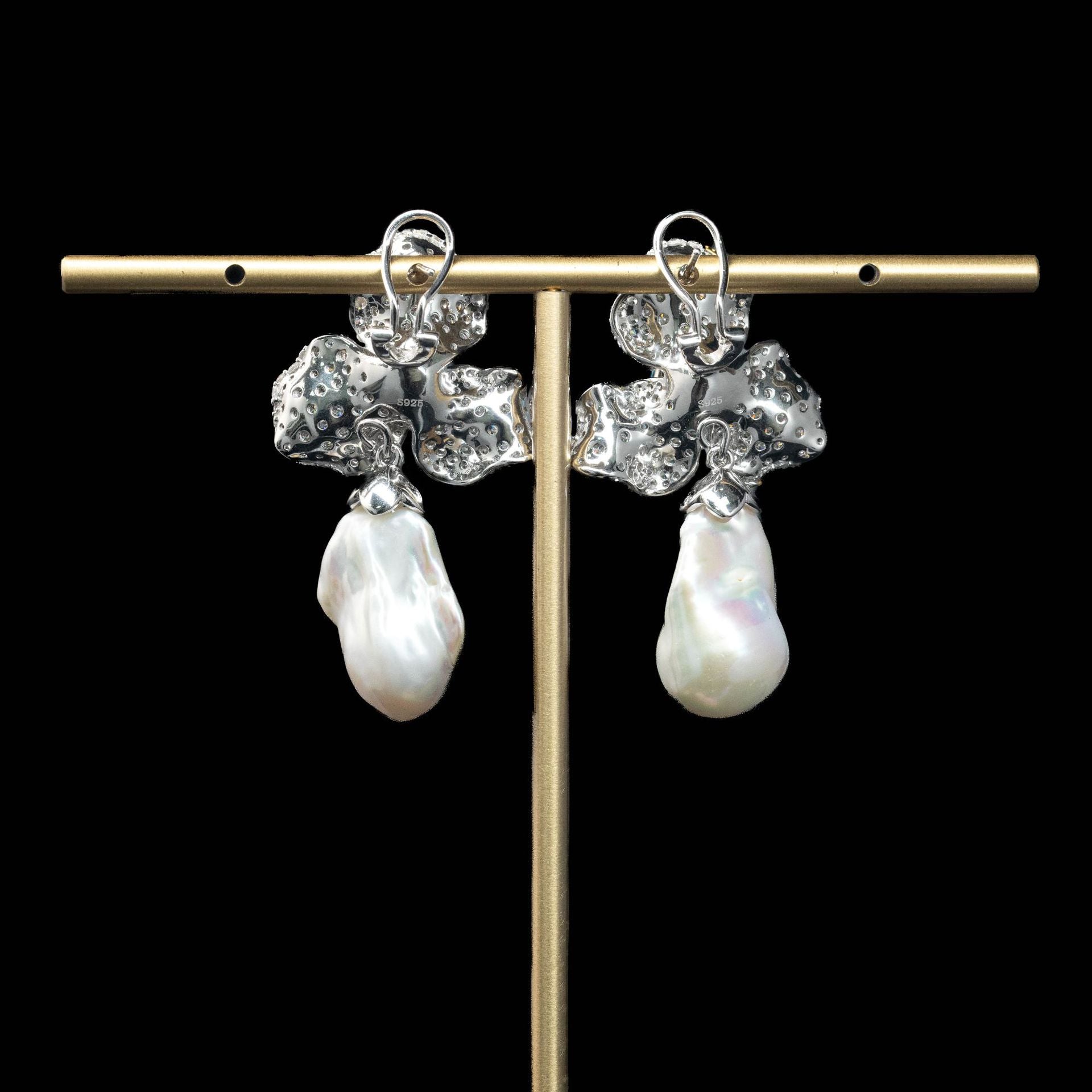Orchid Coral Drop Earrings