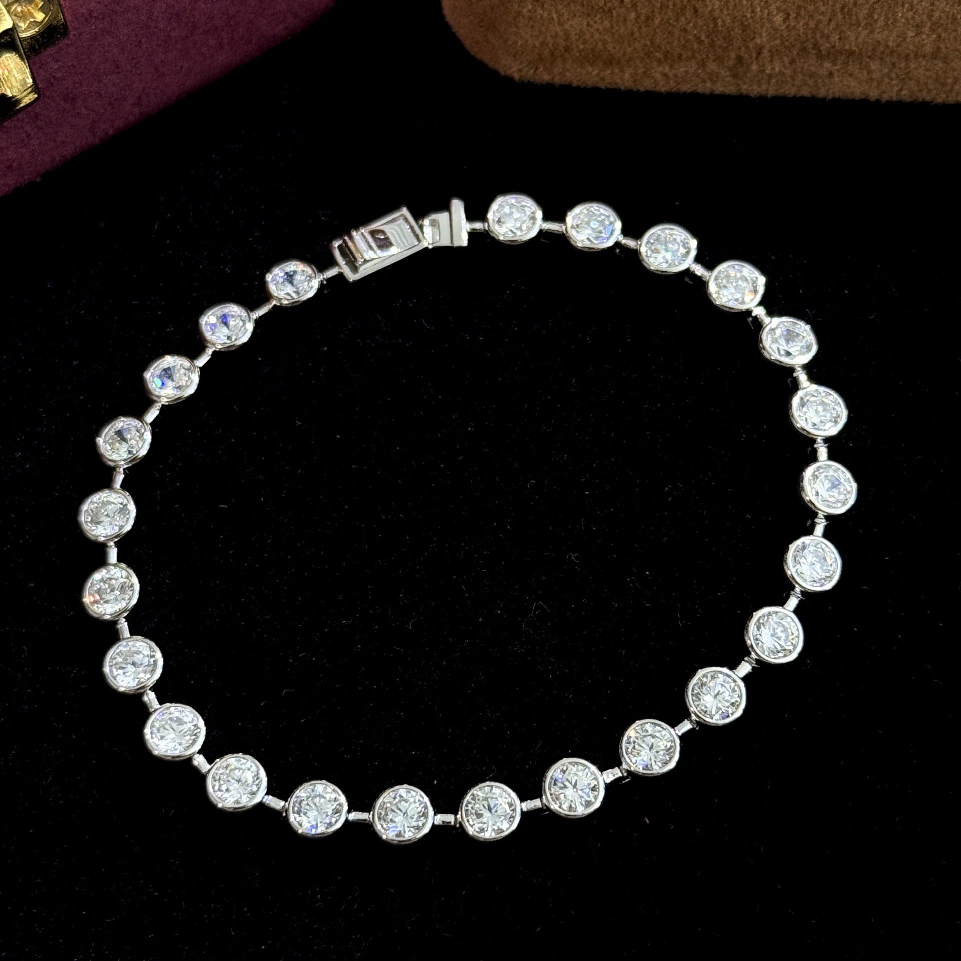 DoucePerle™ S925 Silver Bubble Diamond Bracelet