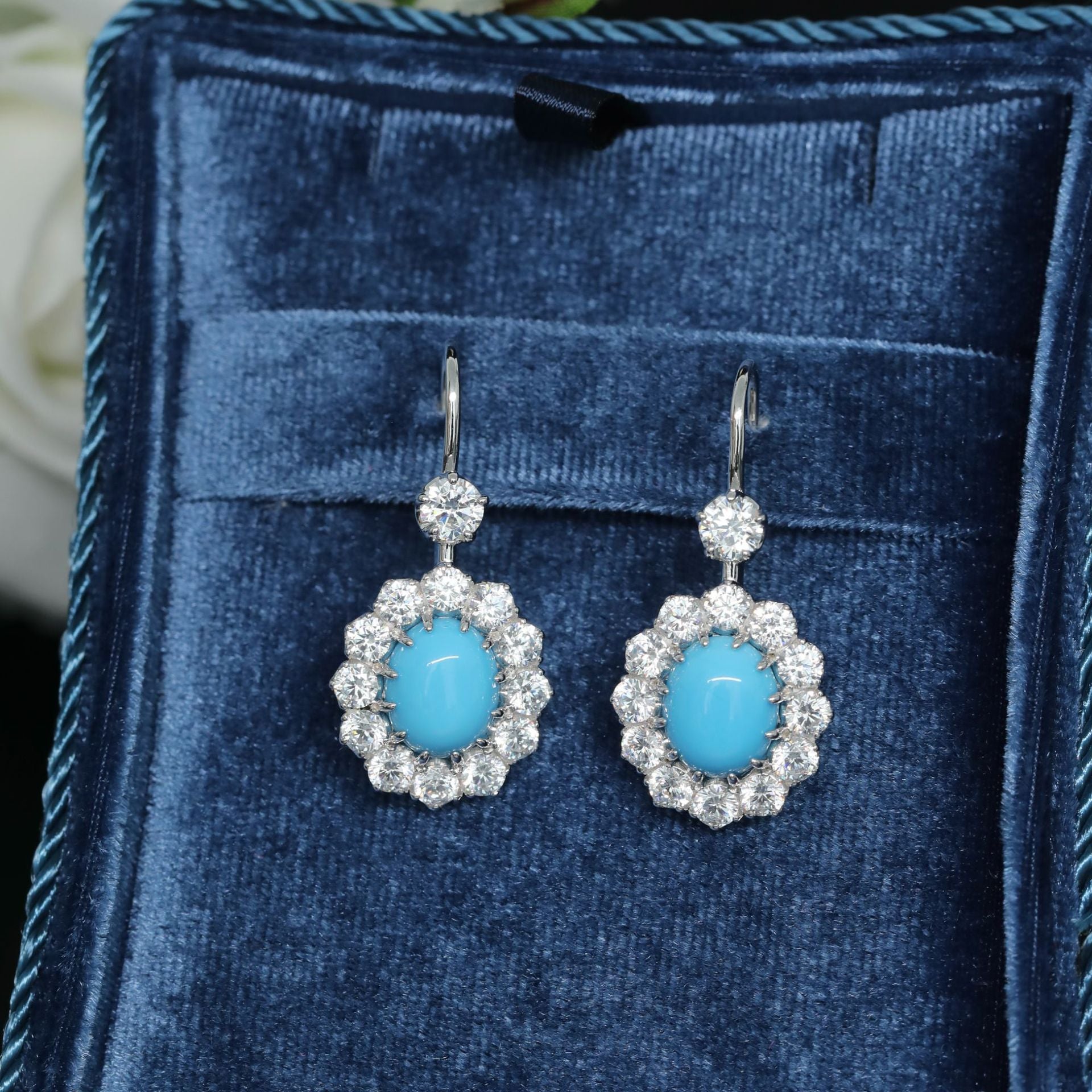 Lunaria™ 925 Gold-Plated Blue Topaz Drop Earrings