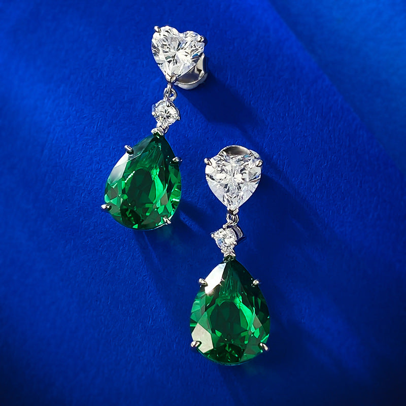 Radiant Heart Stud Earrings