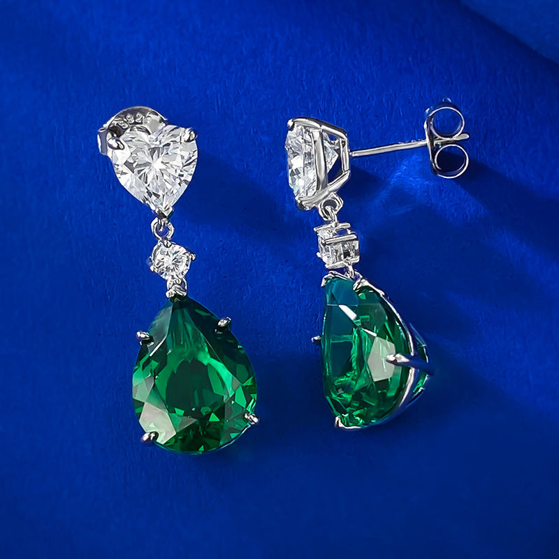 Radiant Heart Stud Earrings