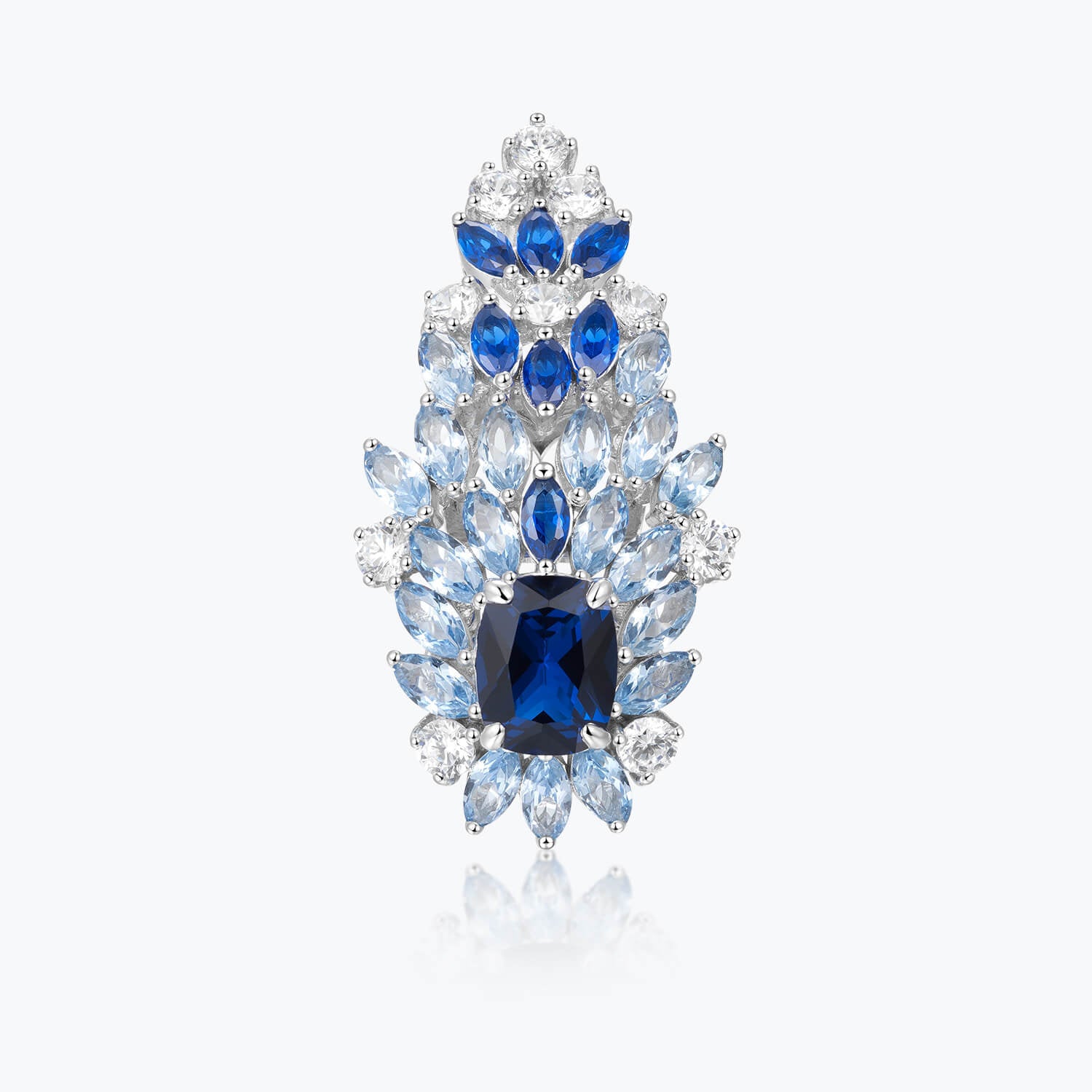 High-End Royal Blue Statement Ring