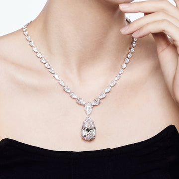 Luxury Teardrop S925 Silver Necklace