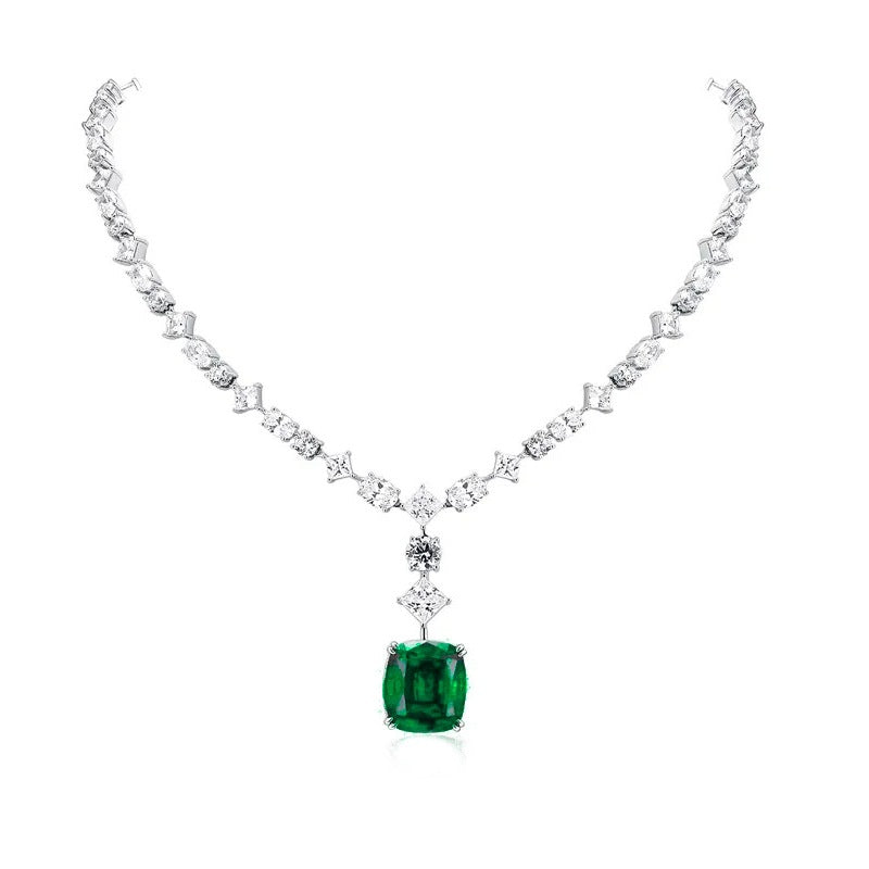 Verdelisse™ 925 Gold-Plated Emerald Necklace