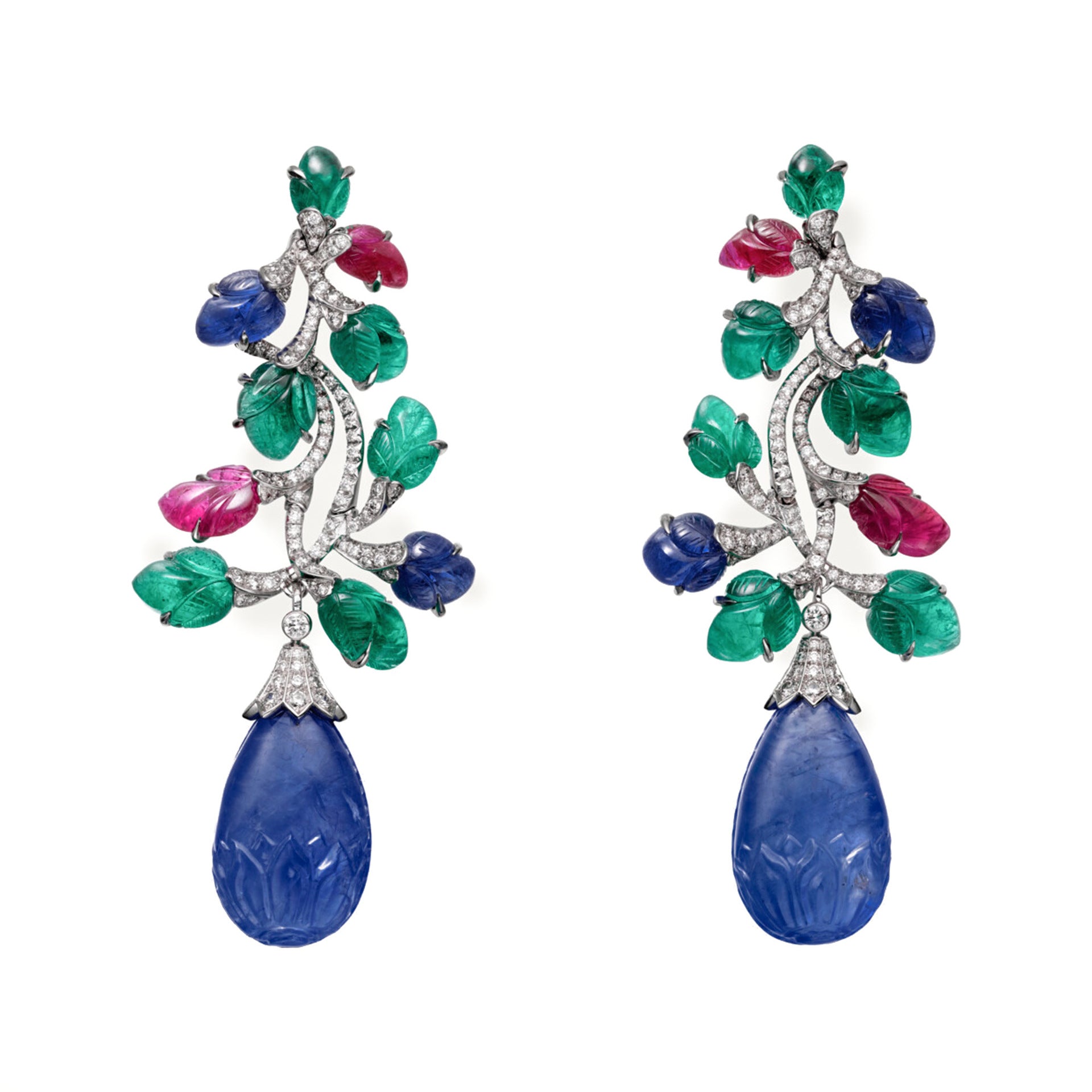 BijouSac™ 925 Gold-Plated Fruit Pouch Drop Earrings