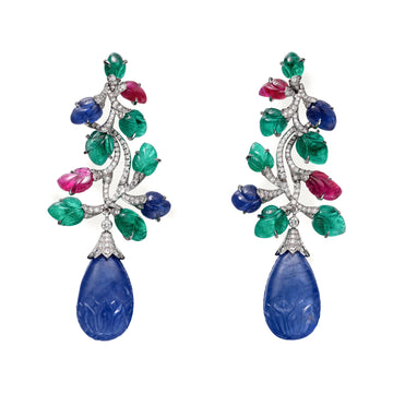 BijouSac™ 925 Gold-Plated Fruit Pouch Drop Earrings