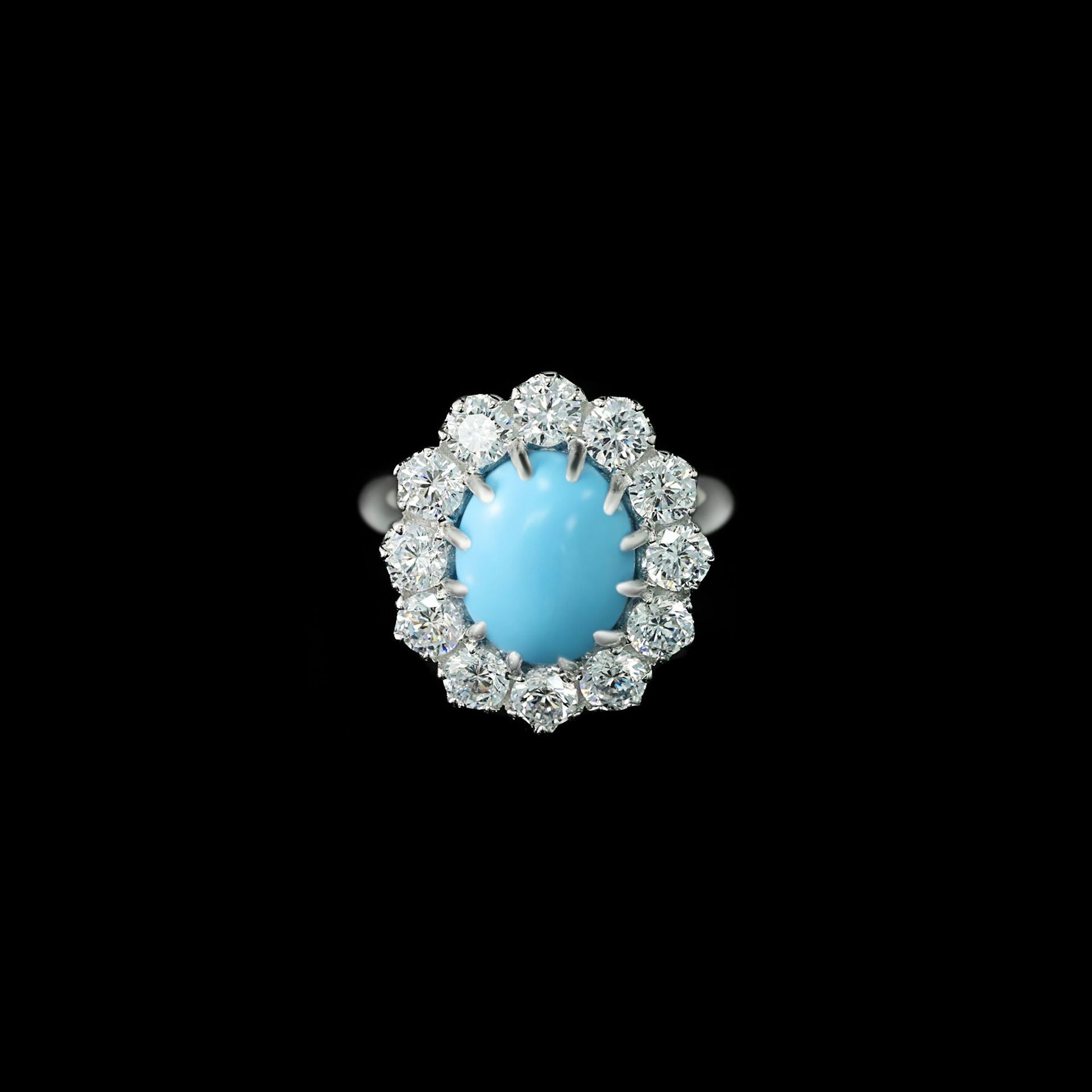 Florentina™ 925 Gold-Plated Blue Topaz Ring