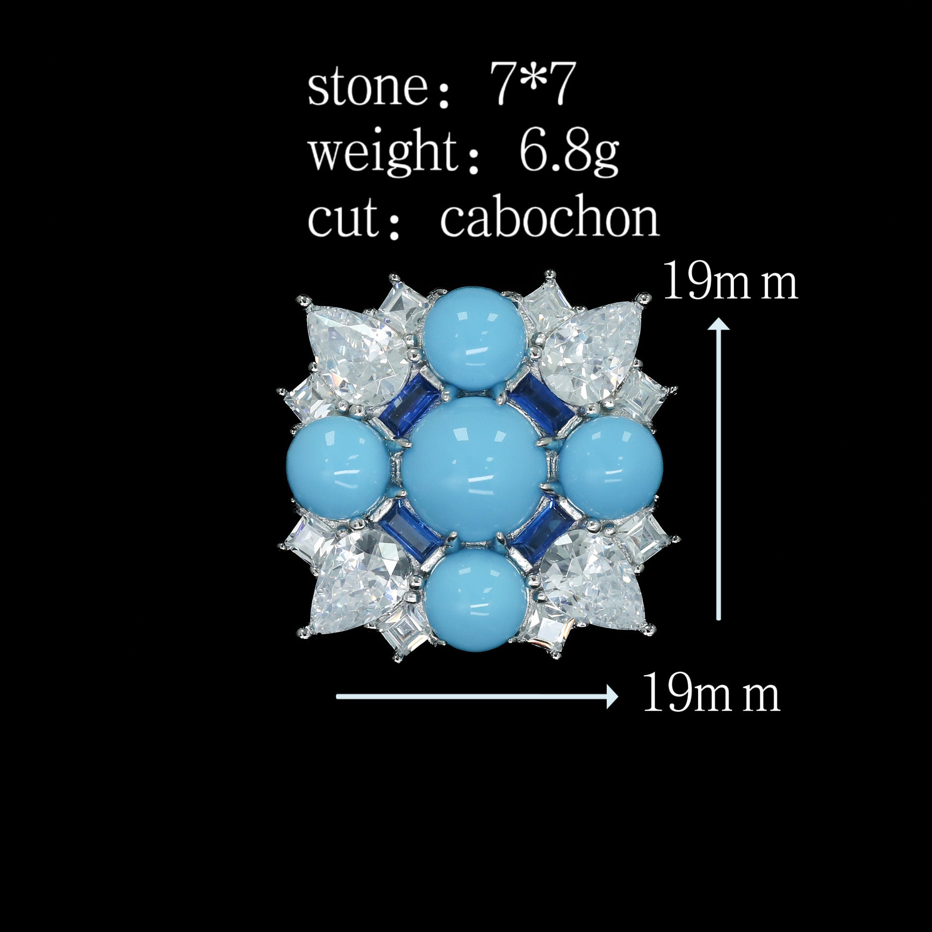 Serein™ 925 Gold-Plated Blue Topaz Ring