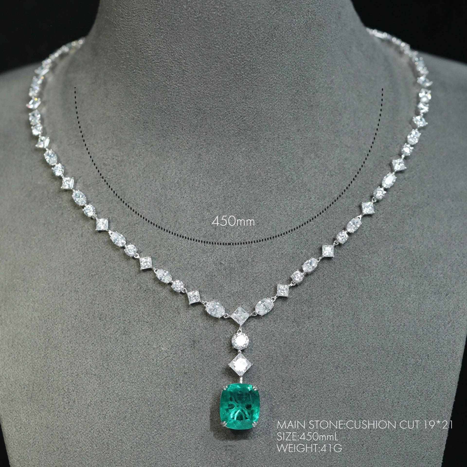 Verdelisse™ 925 Gold-Plated Emerald Necklace