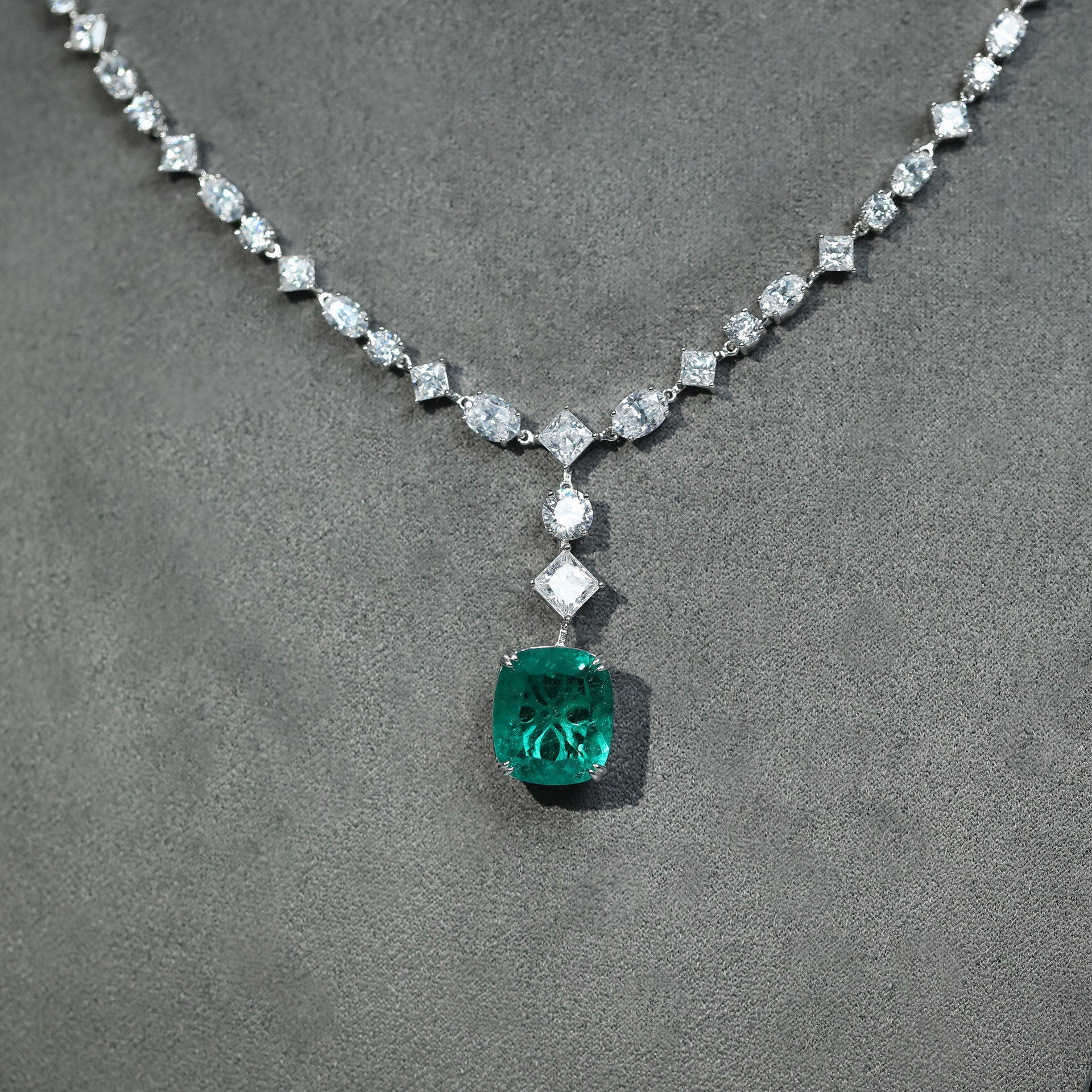 Verdelisse™ 925 Gold-Plated Emerald Necklace