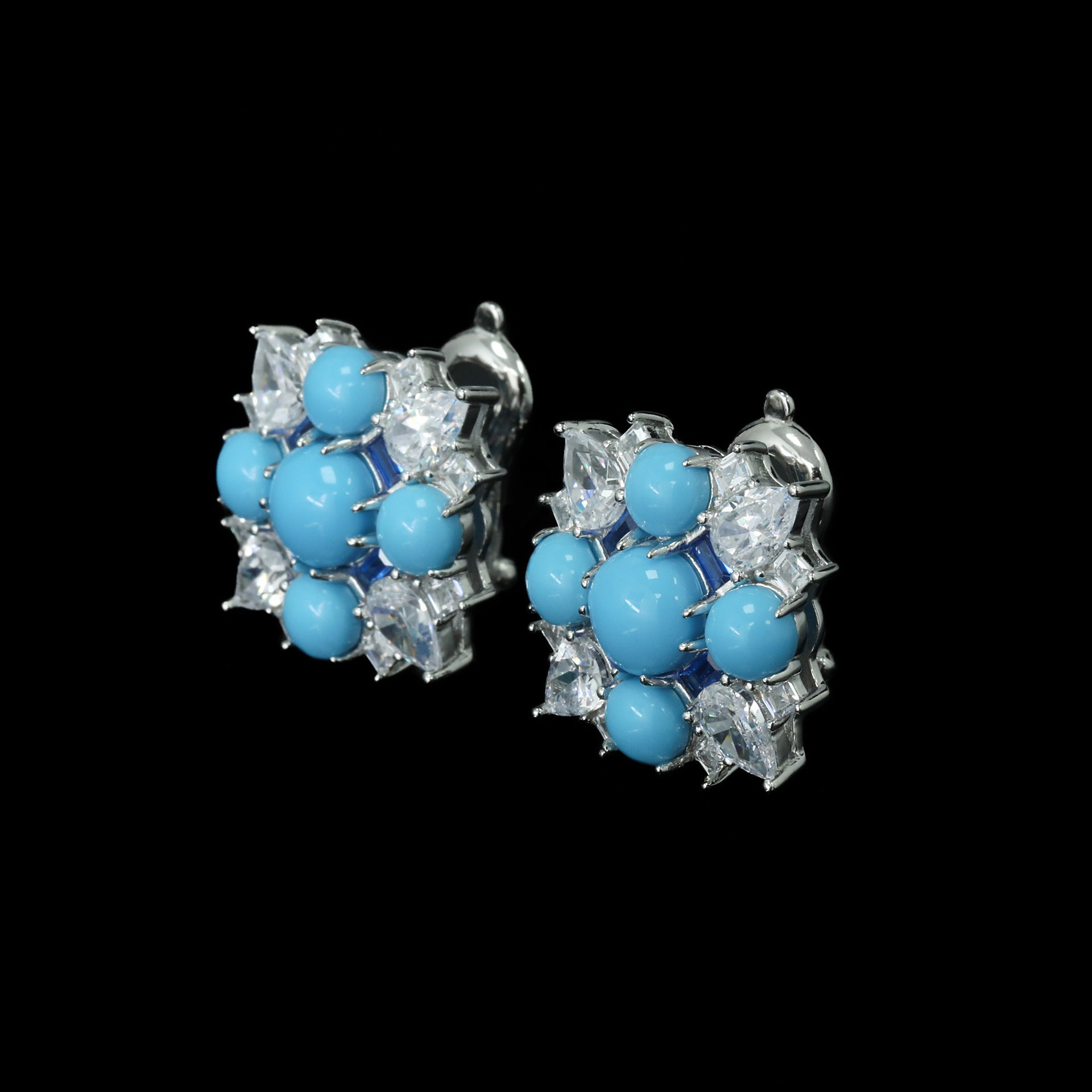 AzureDrop™ 925 Gold-Plated Blue Topaz Earrings