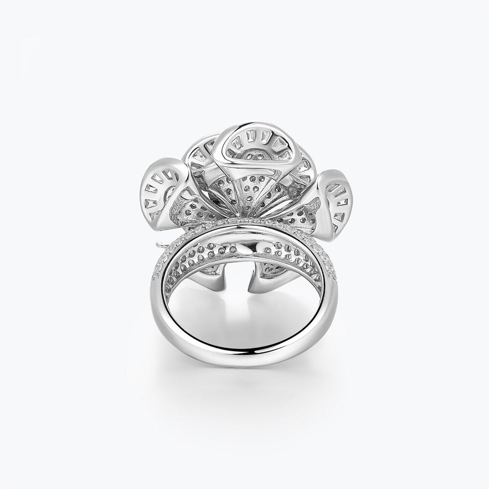 Blue Blossom Couture Ring