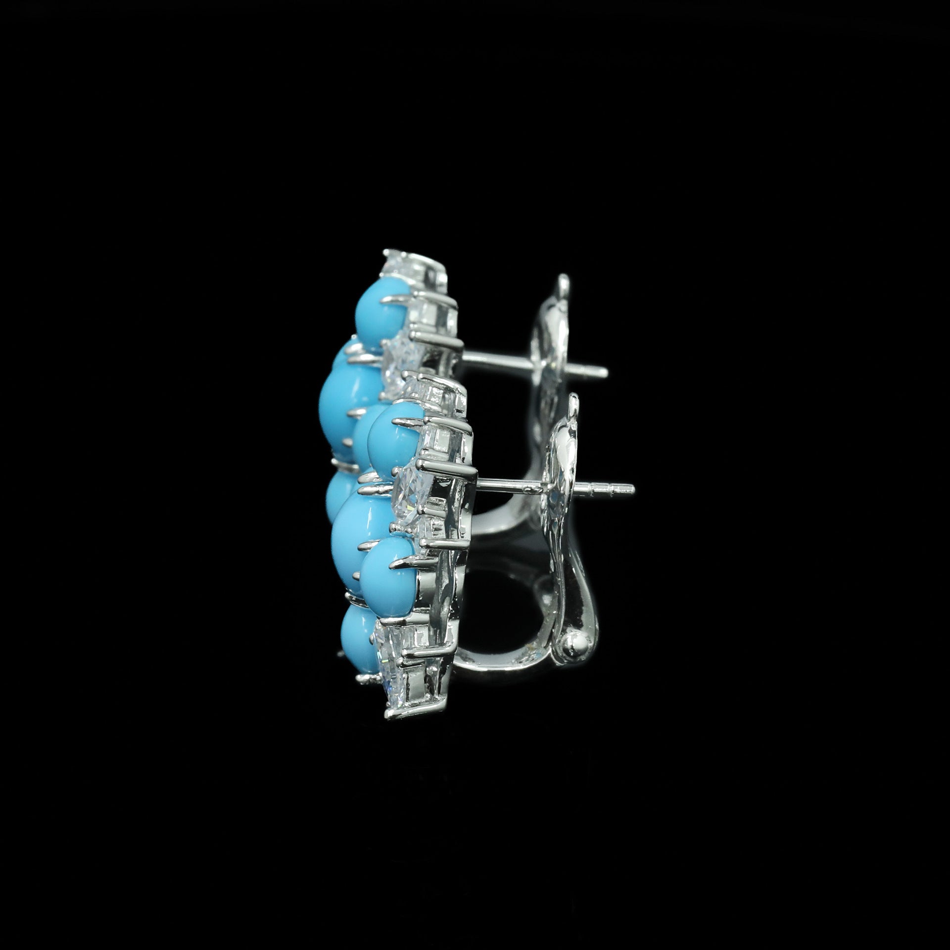 AzureDrop™ 925 Gold-Plated Blue Topaz Earrings