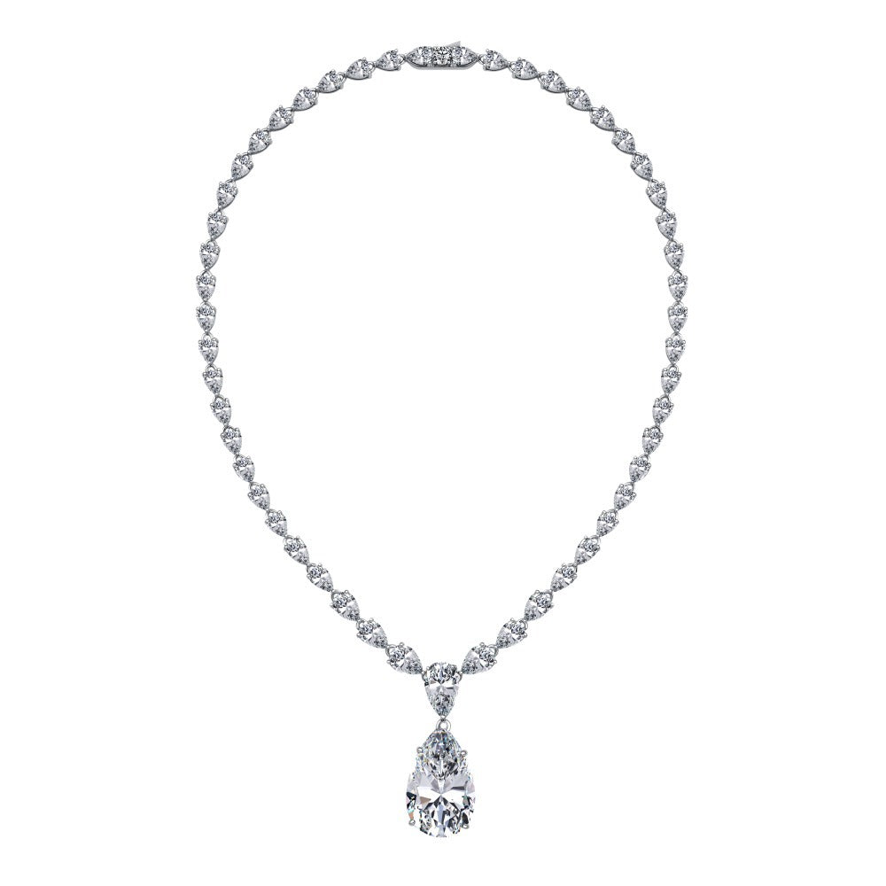 Luxury Teardrop S925 Silver Necklace