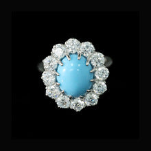 Florentina™ 925 Gold-Plated Blue Topaz Ring