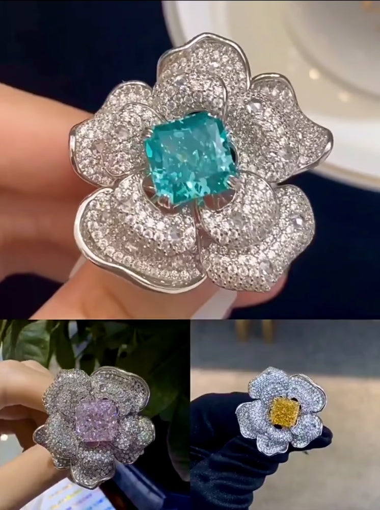 Florence™ Radiant-Cut Yellow Diamond Ring